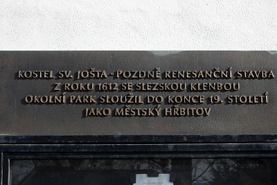 Nápis na kostelu