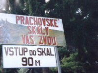 Vstup do prachovských skal