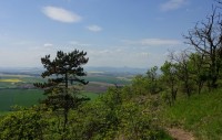 České středohoří z pražské vyhlídky