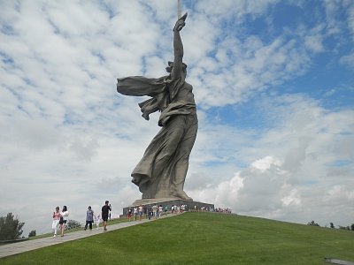 Volgograd - Mamajev kurgan, Matka vlast.JPG