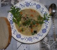 Houbová polévka