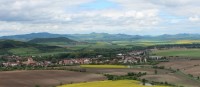 Z Blšanského chlumu, v popředí Louny